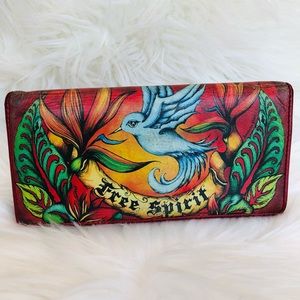 Isabella Fiore “ Free Spirit” red wallet